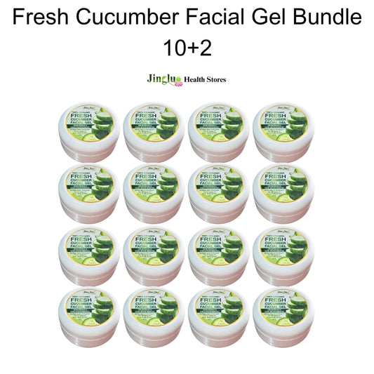 Fresh Cucumber Facial Gel Bundle 10+2