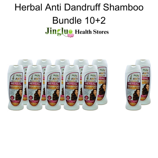 Herbal Anti Dandruff Shamboo Bundle (10+2)