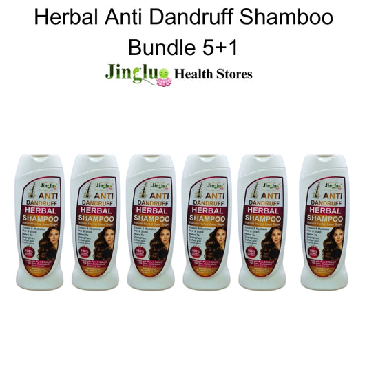 Herbal Anti Dandruff Shamboo Bundle (5+1)