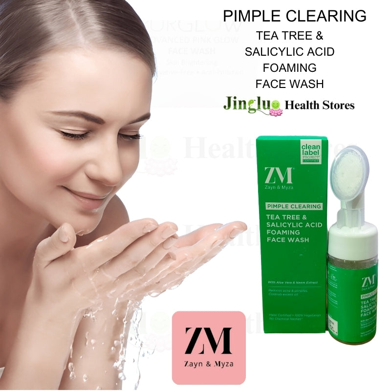 Zayn & Myza Tea Tree & Salicylic Acid Foaming Face Wash