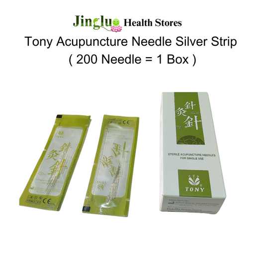 Tony Acupuncture Needle Silver Strip ( 200 Needle = 1 Box )